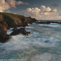 Buy canvas prints of Caerthillian Cove - Lizard coast Cornwall by Steve Bishop