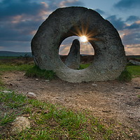 Buy canvas prints of Men an Tol solar alignment - ancient Cornwall by Steve Bishop