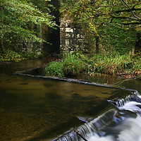 Buy canvas prints of Old Gunpowder Works, Kennall Vale, Ponsanooth, Cor by Roz Collins
