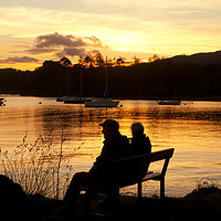 Buy canvas prints of Ambleside Sunset by michael paterson