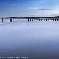 Buy canvas prints of The Mystical Lossiemouth Bridge by Tom McPherson