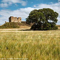 Buy canvas prints of The Majestic Duffus Castle by Tom McPherson