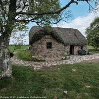 Buy canvas prints of Leanach Cottage: A Historic Haven by Tom McPherson