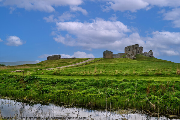 Mystical Duffus Castle Picture Board by Tom McPherson