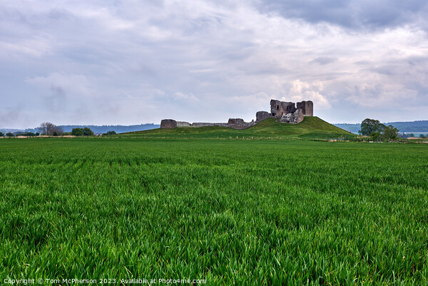 Ancient Ruins of Duffus Castle Picture Board by Tom McPherson