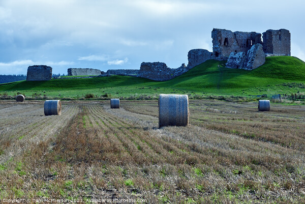 Serene Countryside Landscape, Duffus Castle Picture Board by Tom McPherson