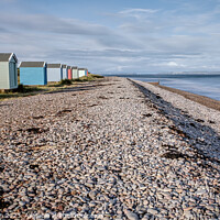 Buy canvas prints of Serene Findhorn Beach Huts by Tom McPherson