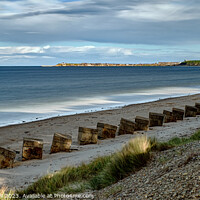 Buy canvas prints of Surreal Seascape at Burghead Bay by Tom McPherson