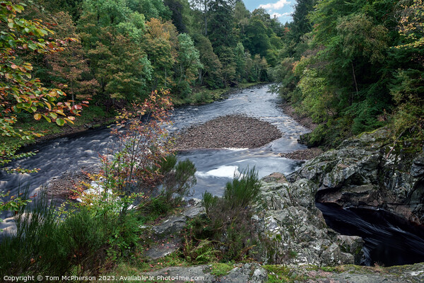 Randolphs Leap, River Findhorn Picture Board by Tom McPherson