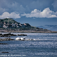 Buy canvas prints of The Enchanting Seascape of Burghead Village by Tom McPherson