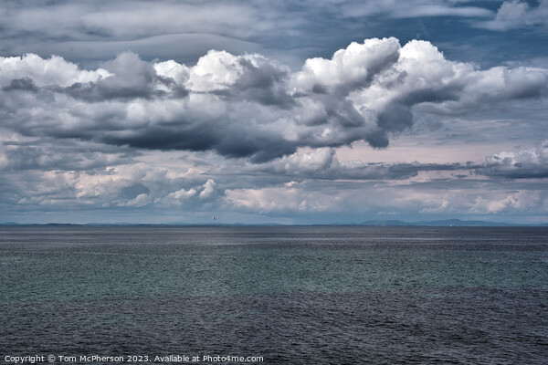Minimalist Moray Firth Seascape Picture Board by Tom McPherson