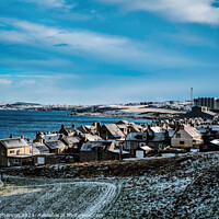 Buy canvas prints of A wintry Burghead by Tom McPherson