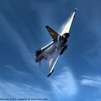 Buy canvas prints of Typhoon FGR.Mk 4 in Action by Tom McPherson
