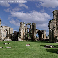 Buy canvas prints of The Historic Beauty of Elgin Cathedral by Tom McPherson