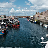 Buy canvas prints of Fishing Boats of Burghead by Tom McPherson