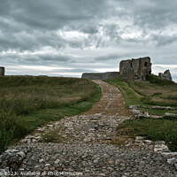 Buy canvas prints of The Enchanting Duffus Castle by Tom McPherson