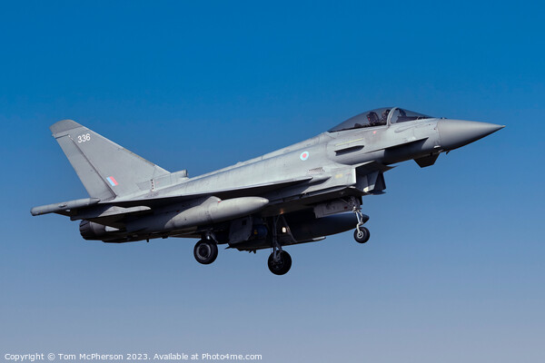 Eurofighter Typhoon FGR.4 in Flight Picture Board by Tom McPherson