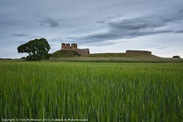 The Enchanting Duffus Castle Picture Board by Tom McPherson