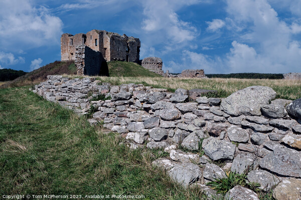 "Enchanting Drama at Duffus Castle" Picture Board by Tom McPherson