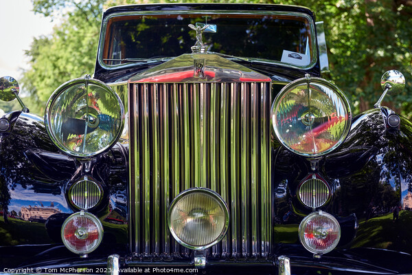 "Ethereal Elegance: A Vintage Rolls Royce" Picture Board by Tom McPherson