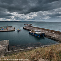 Buy canvas prints of "Whispers of History: Exploring Burghead Harbour" by Tom McPherson