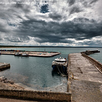 Buy canvas prints of Serene Haven: Exploring Burghead's Coastal Charm by Tom McPherson