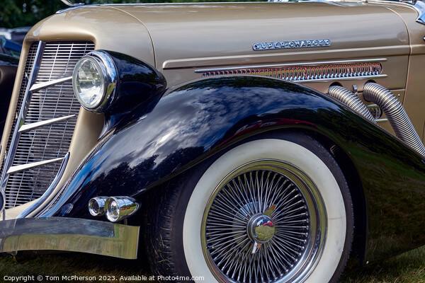 "Timeless Elegance: A Vintage Car's Allure" Picture Board by Tom McPherson
