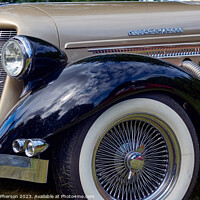 Buy canvas prints of "Timeless Elegance: A Vintage Car's Allure" by Tom McPherson