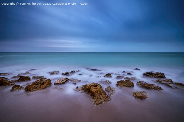 Tranquil Sea Long Exposure Picture Board by Tom McPherson