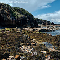 Buy canvas prints of "Ethereal Beauty: A Captivating Moray Firth Seasca by Tom McPherson