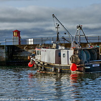 Buy canvas prints of Departure at Dusk: Burghead Harbour by Tom McPherson