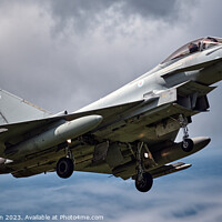 Buy canvas prints of Unleashed Power of RAF's Typhoon FGR.Mk 4 by Tom McPherson