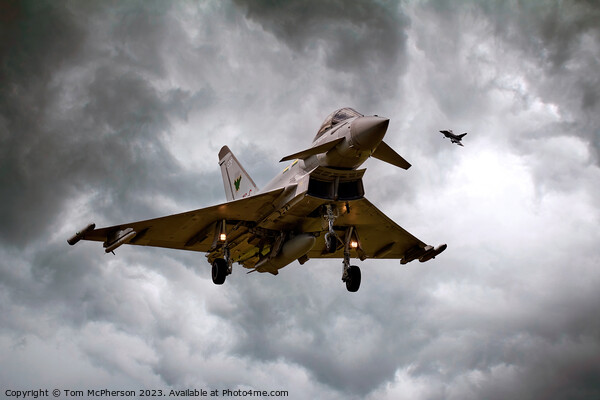 Agile Eurofighter Typhoon F.Mk 2 Picture Board by Tom McPherson