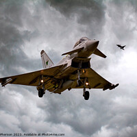 Buy canvas prints of Agile Eurofighter Typhoon F.Mk 2 by Tom McPherson