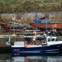 Buy canvas prints of Ancient Meets Modern at Burghead Harbour by Tom McPherson