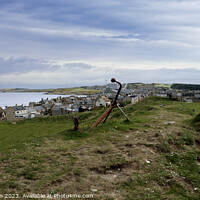 Buy canvas prints of 'Ancient Roots of Burghead: Scotland's Pictish Cap by Tom McPherson