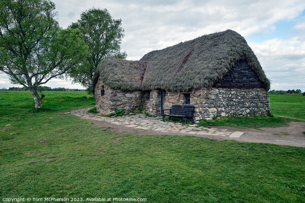 Echoes of History: Culloden's Leanach Cottage Picture Board by Tom McPherson