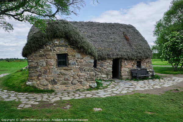 Battle-Worn Leanach Cottage: Culloden's Icon Picture Board by Tom McPherson