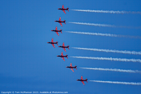 The Red Arrows' Spectacular Display Picture Board by Tom McPherson