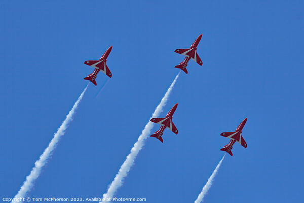 'Sky Ballet by Red Arrows' Picture Board by Tom McPherson