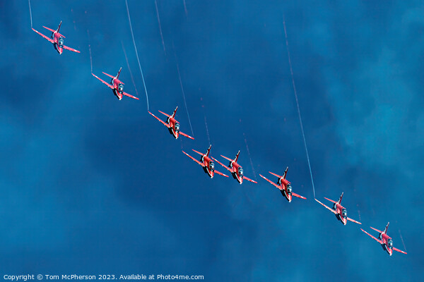 Sky Painters: Red Arrows' Spectacular Display Picture Board by Tom McPherson