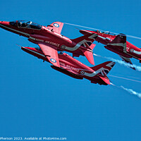 Buy canvas prints of Red Arrows: Britain's Sky Artists by Tom McPherson