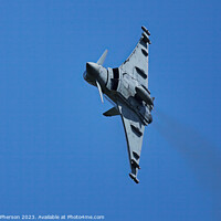 Buy canvas prints of Agile Powerhouse: Typhoon FGR.Mk 4 Unleashed by Tom McPherson