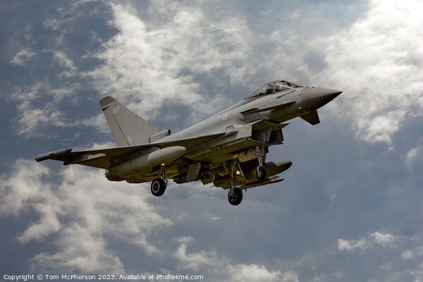 Typhoon FGR.Mk 4: Powerhouse of British Skies Picture Board by Tom McPherson