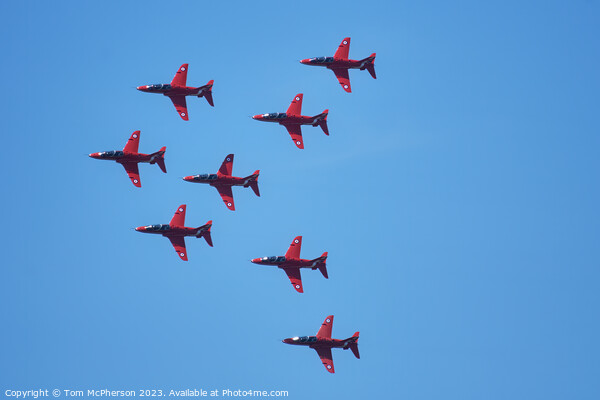 Skyward Ballet: The Red Arrows Picture Board by Tom McPherson