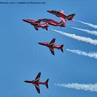 Buy canvas prints of The Red Arrows: Britain's Airborne Ambassadors by Tom McPherson