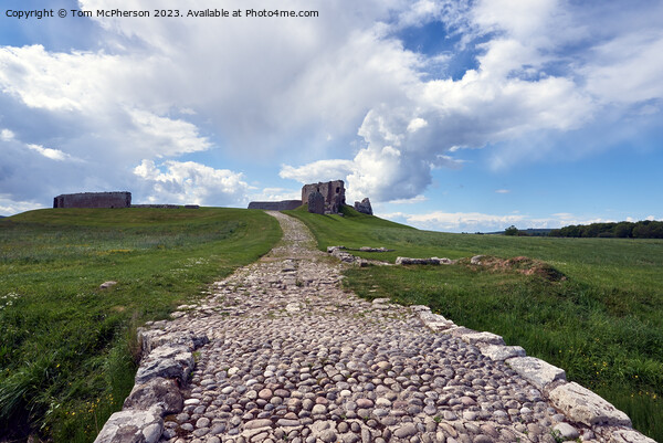Enigmatic Duffus Castle: Scotland's Medieval Relic Picture Board by Tom McPherson