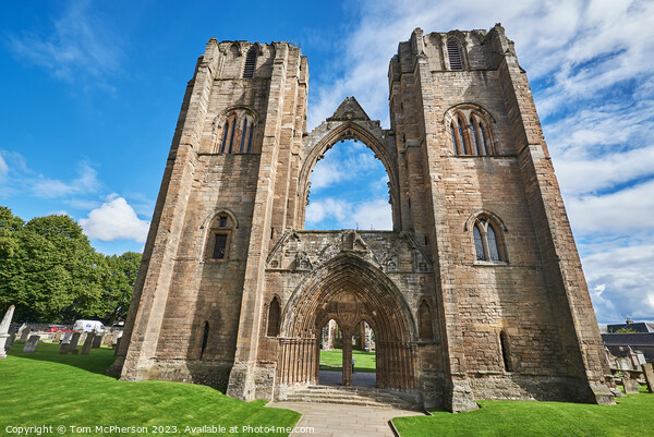 Ancient Elgin Cathedral: Scotland's Sanctified Rel Picture Board by Tom McPherson