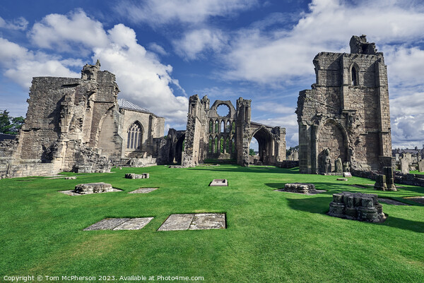 Elgin Cathedral's Enchanting Interior Picture Board by Tom McPherson