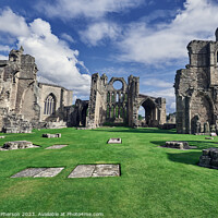 Buy canvas prints of Elgin Cathedral's Enchanting Interior by Tom McPherson
